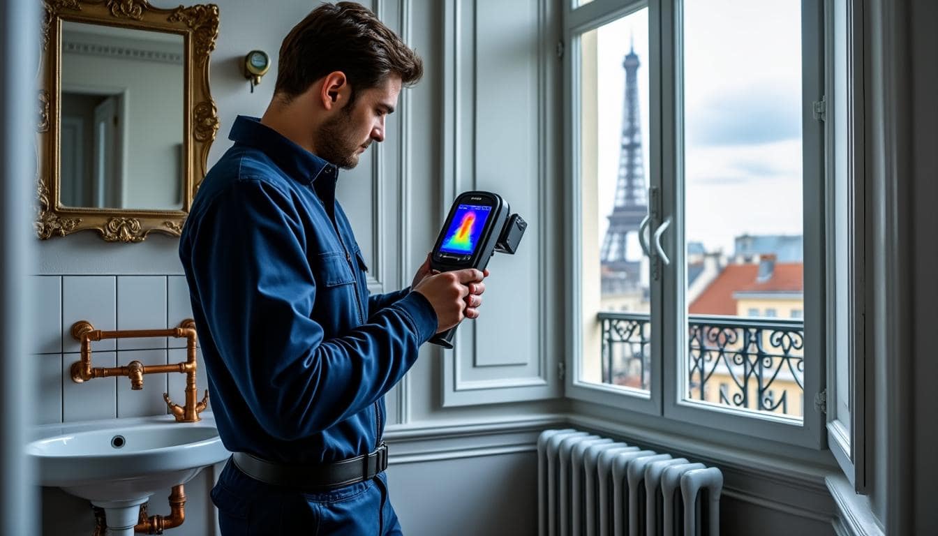 découvrez nos services professionnels de recherche et détection de fuites d'eau à paris. obtenez des devis clairs et des tarifs compétitifs pour réparer rapidement vos problèmes d'infiltration.