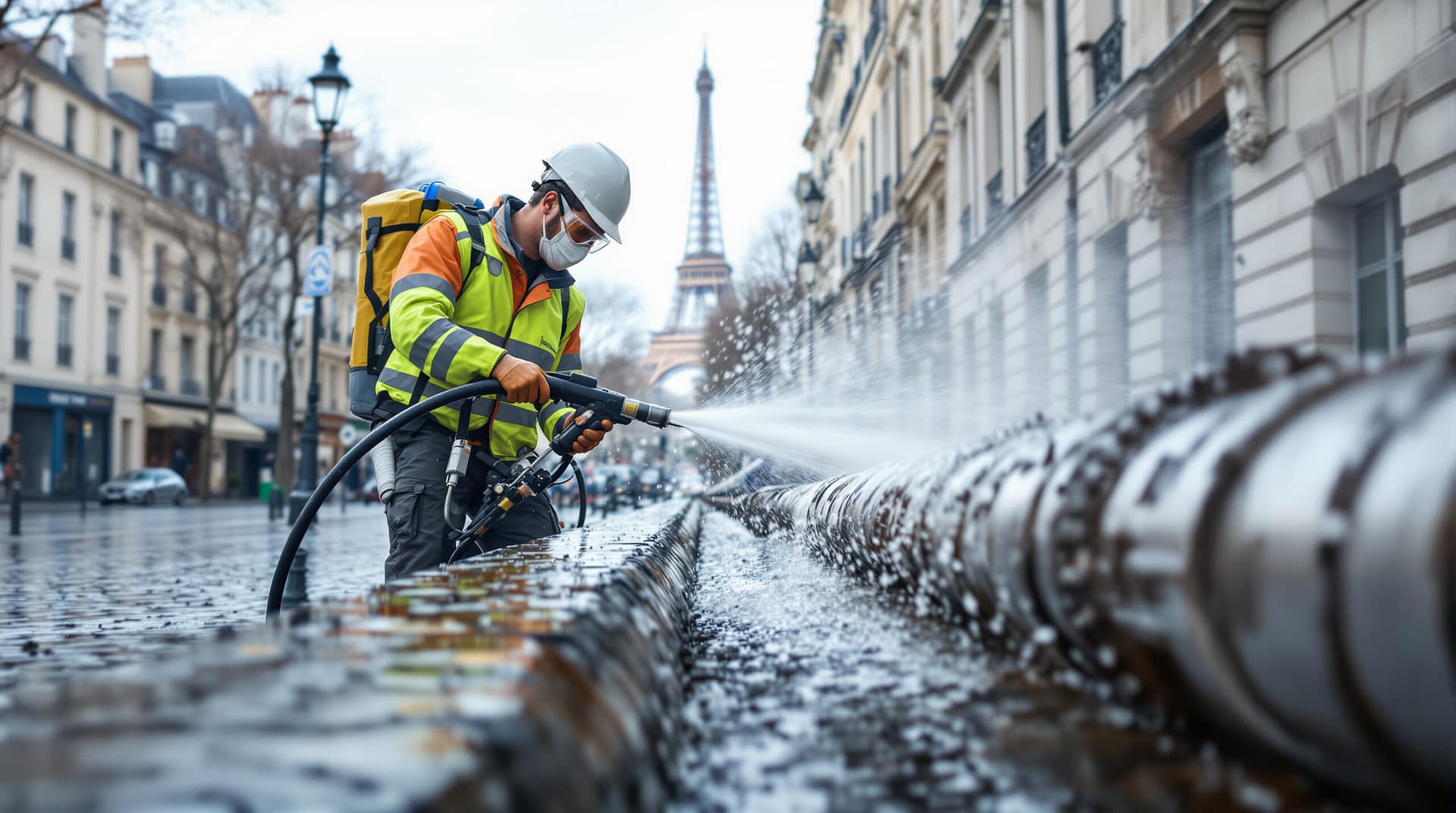 service professionnel de débouchage de canalisation haute pression à paris, rapide et efficace pour tous types de canalisations obstruées.