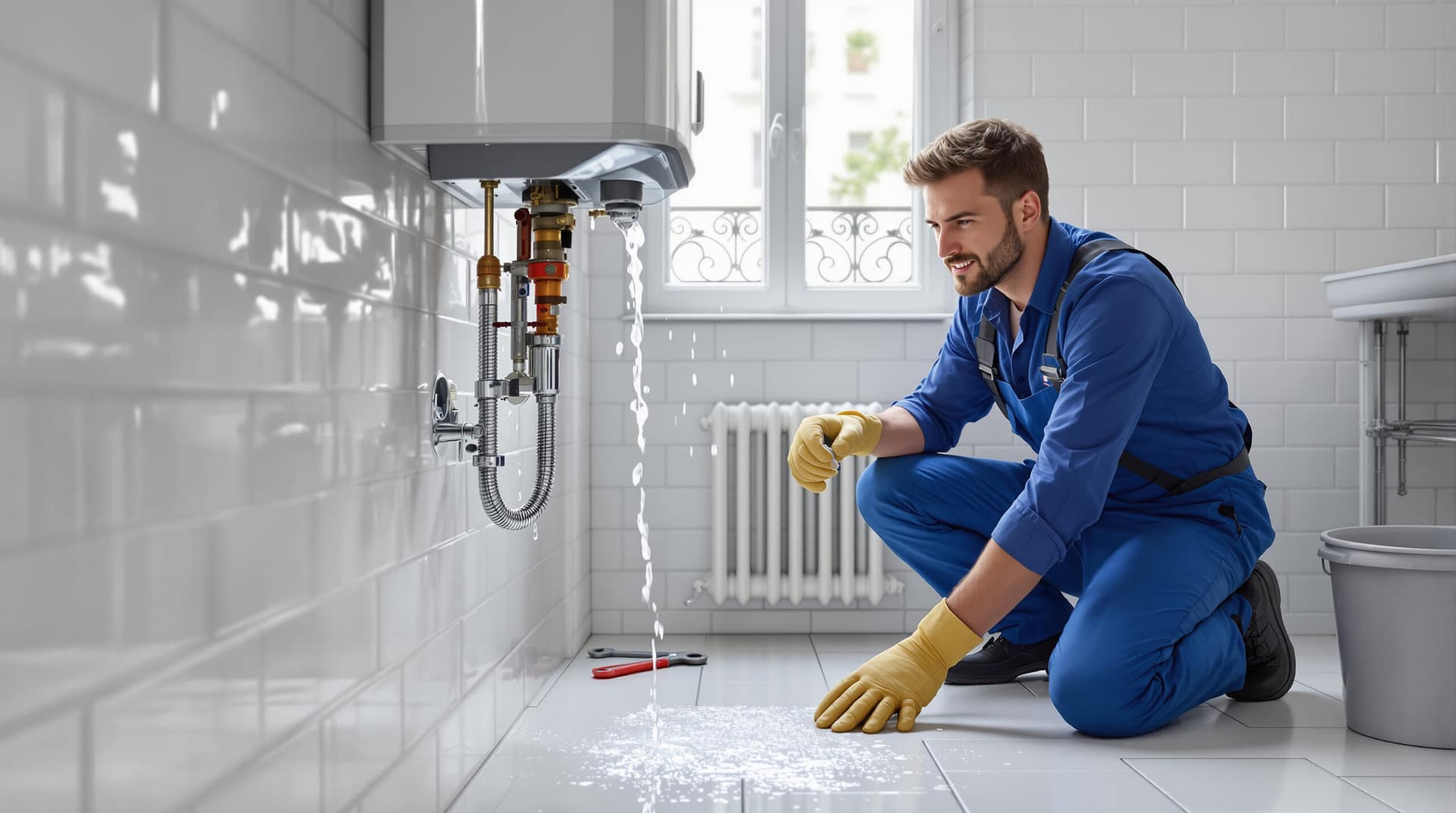 fuite chauffe-eau à paris : intervention rapide et efficace pour réparer votre appareil et éviter les dégâts. service d'urgence disponible 24/7.