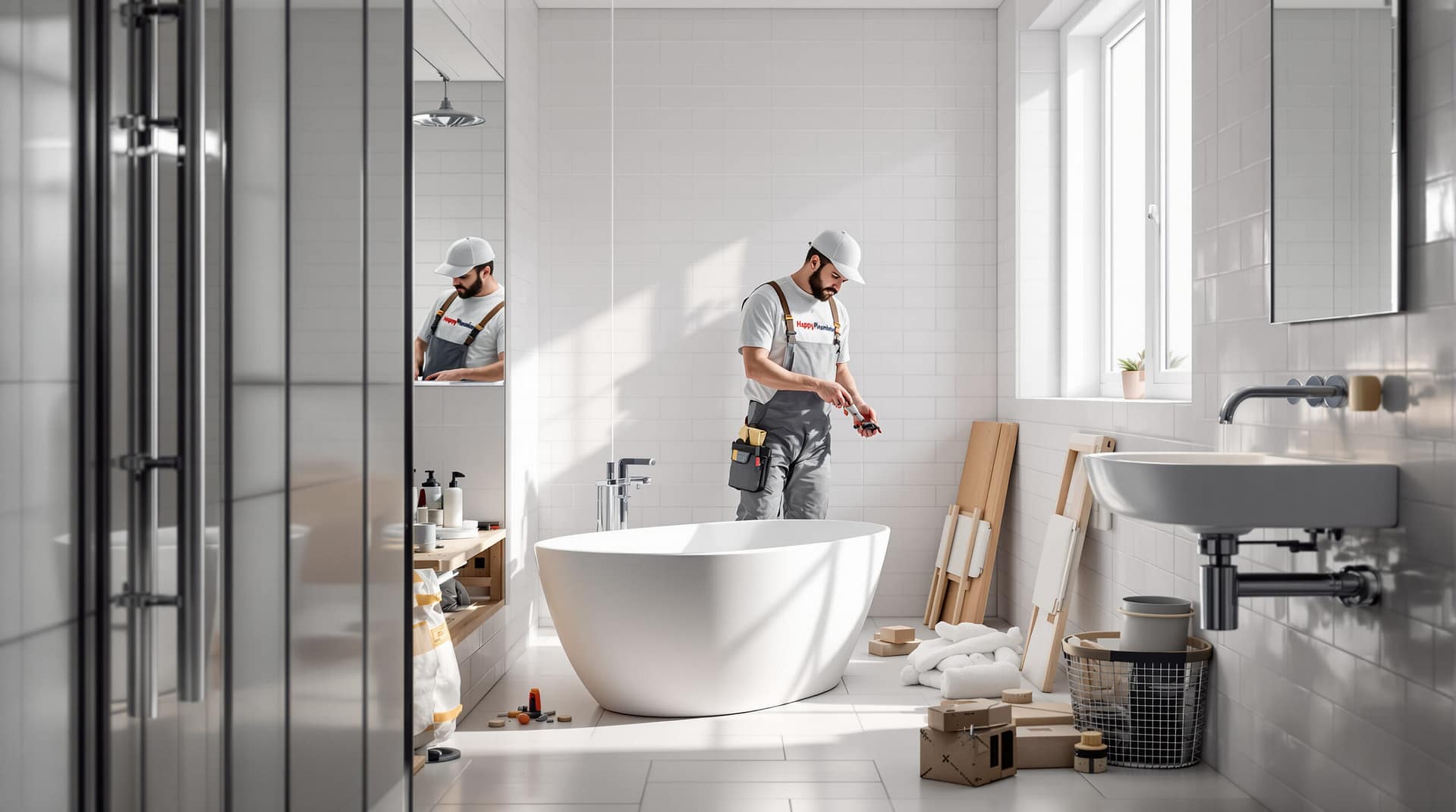 découvrez les prix pour la rénovation d'une salle de bain de 5m² à paris. obtenez des devis clairs et profitez des services complets de happyplombier pour un projet sans souci.
