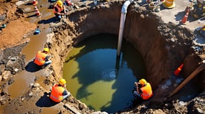 intervention rapide pour fuite d'eau dans le sol. service d'urgence disponible 24h/24 pour réparation efficace et durable afin de protéger votre maison.