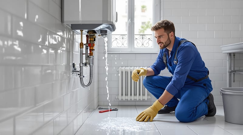 fuite chauffe-eau à paris : intervention rapide et efficace pour réparer votre appareil et éviter les dégâts. service d'urgence disponible 24/7.