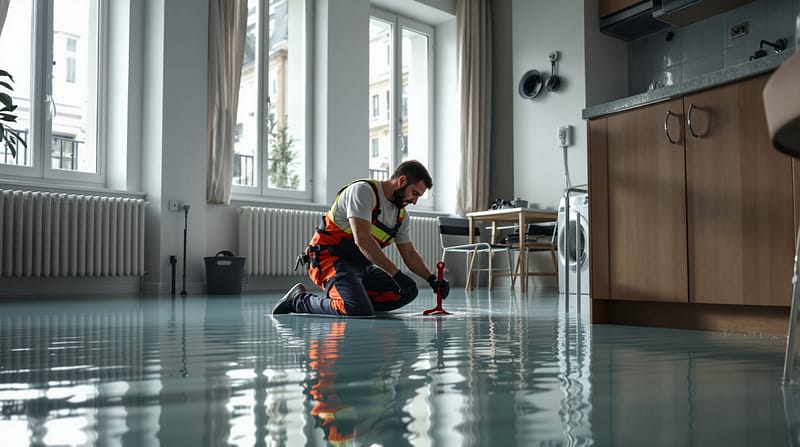 intervention rapide de plombier urgence à paris pour réparer les dégâts d'inondation dans votre appartement. service disponible 24/7 pour assurer votre sécurité et confort.
