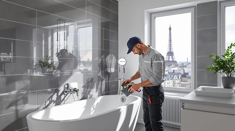 débouchage baignoire à paris : découvrez nos prix compétitifs, tarifs transparents et devis gratuits. happyplombier intervient rapidement pour résoudre tous vos problèmes de plomberie.