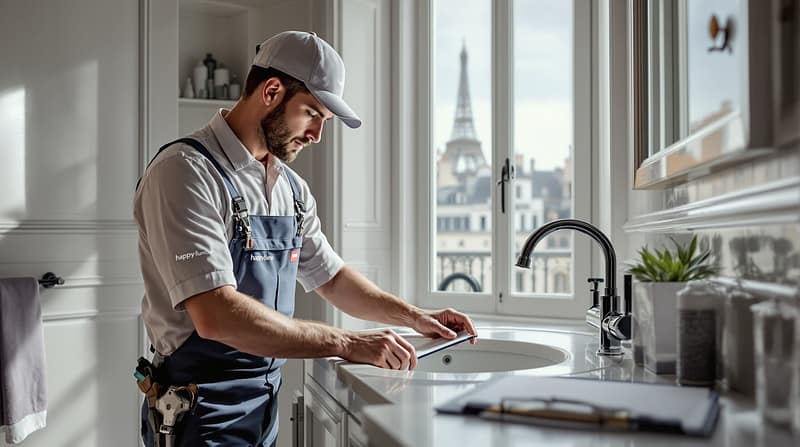 dépannage plombier à paris rapide et efficace : découvrez nos prix transparents, tarifs compétitifs et obtenez un devis personnalisé avec happyplombier. nous nous occupons de tout pour votre confort.