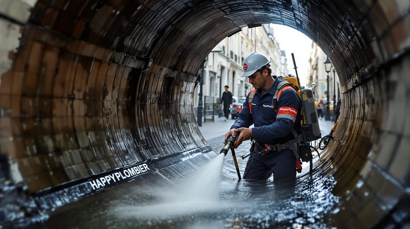 hydrocurage canalisation à paris : découvrez nos prix et tarifs transparents. obtenez un devis gratuit et rapide. happyplombier s’occupe de tout pour un service efficace et professionnel.