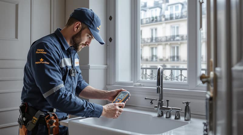 recherche de fuite à paris 14 : découvrez nos prix et tarifs compétitifs. obtenez un devis rapide avec happyplombier, votre expert qui s'occupe de tout pour un service fiable et efficace.