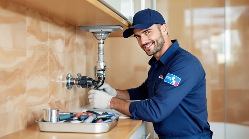 artisan plombier qualifié dans l'hérault, offrant des devis rapides et des tarifs compétitifs pour tous vos travaux de plomberie.